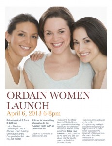 Ordain Women Launch