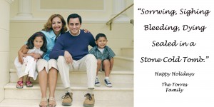 Portrait of Smiling Family on Steps