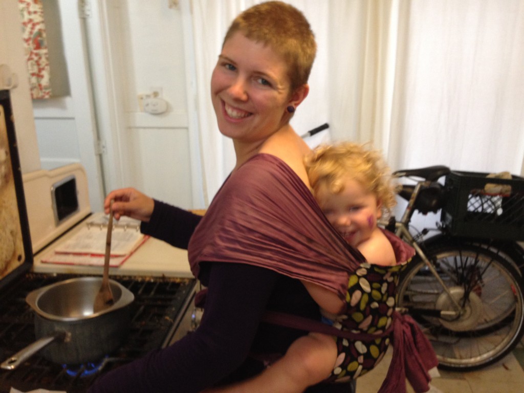 Cooking in a bike-y kitchen