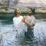 John baptizes Christ