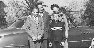 Howard and Claire Hunter, with their sons, John and Richard