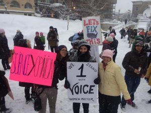 April Young Bennett Women's March Park City