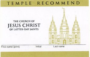 Guest Post: Temple Recommend