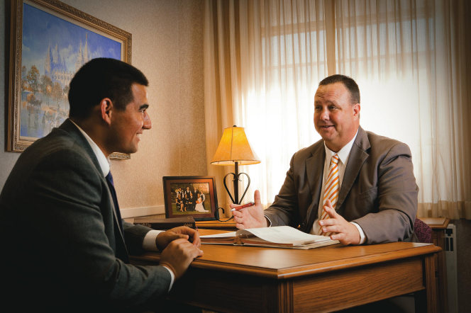 Conducting a baptismal interview