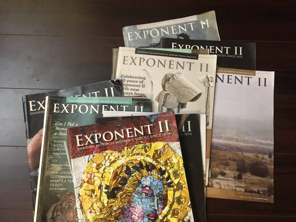 the collection of Exponent II magazines the author owns