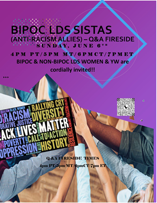 BIPOC LDS Sistas Q&A Fireside - This Sunday!