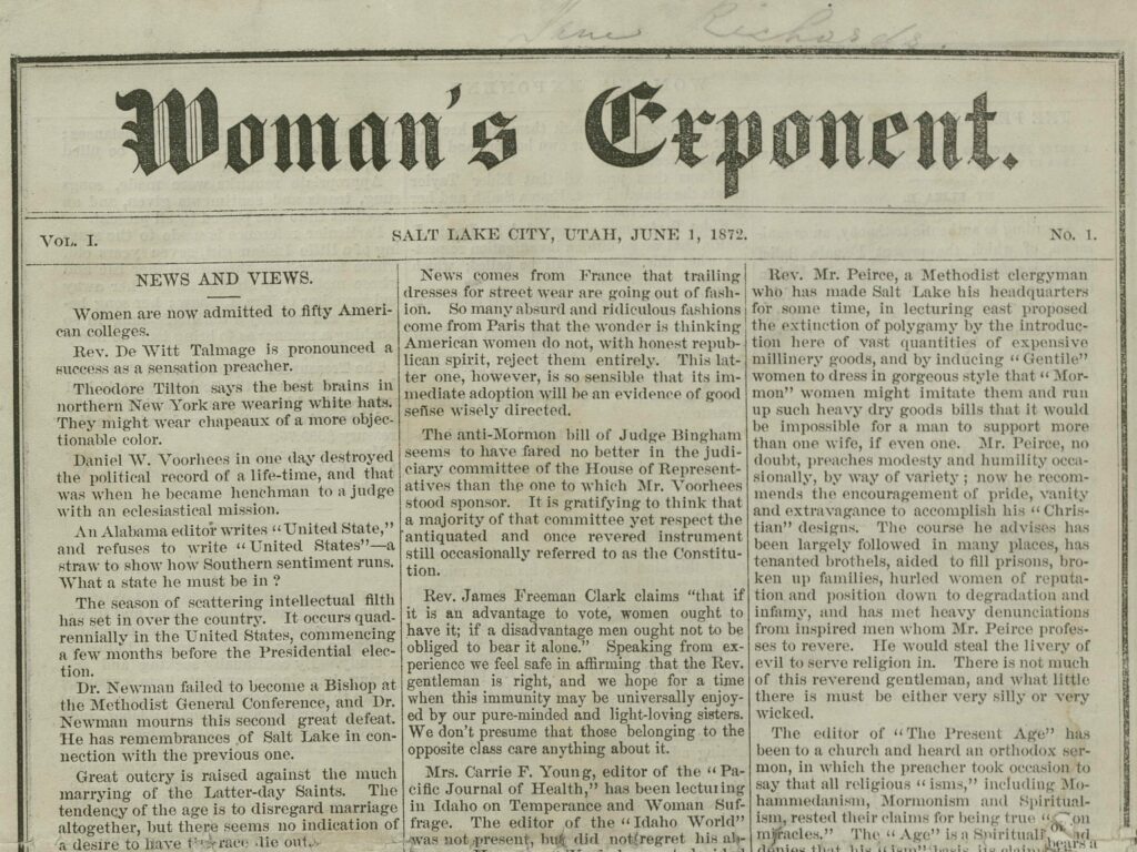 The Woman’s Exponent Celebrates 150 Years