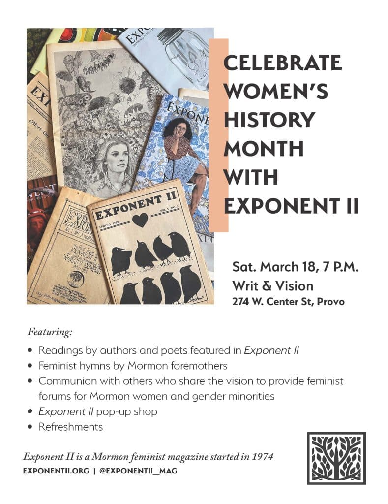 Celebrate Women's History Month with Exponent II Women's History Month