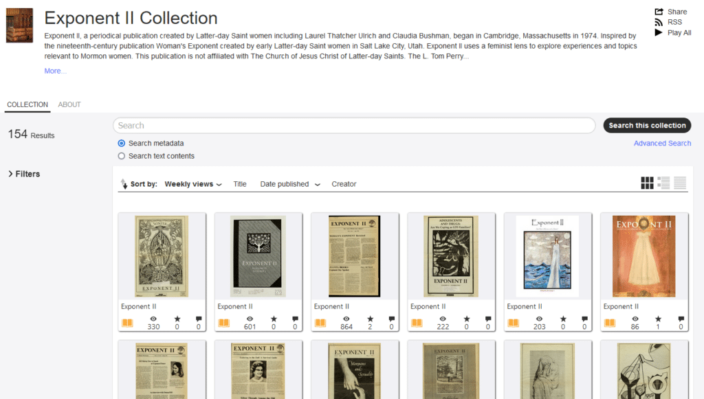 The Exponent Collection at Archive.org