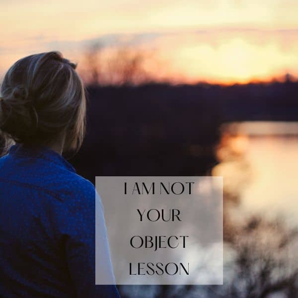 I am Not Your Object Lesson