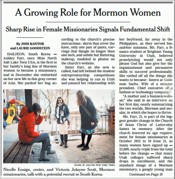 new-york-times-invites-Mormon-women-to-discourse-about-womens-roles-in-the-church